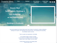Tablet Screenshot of oceanicwest.com